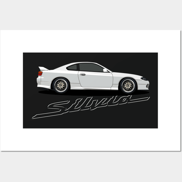 Silvia S15 Wall Art by AutomotiveArt